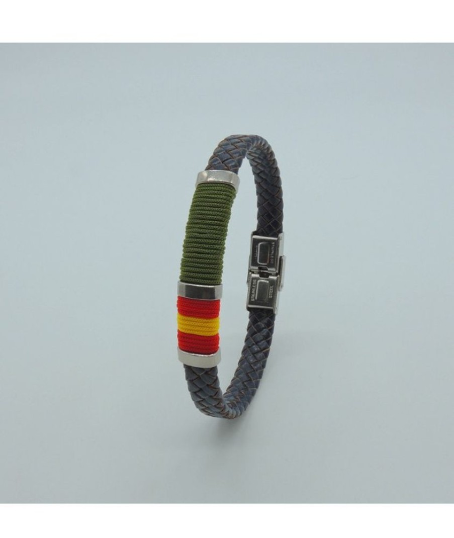 Hombre Ivoire | Pulsera Aprutino Verde