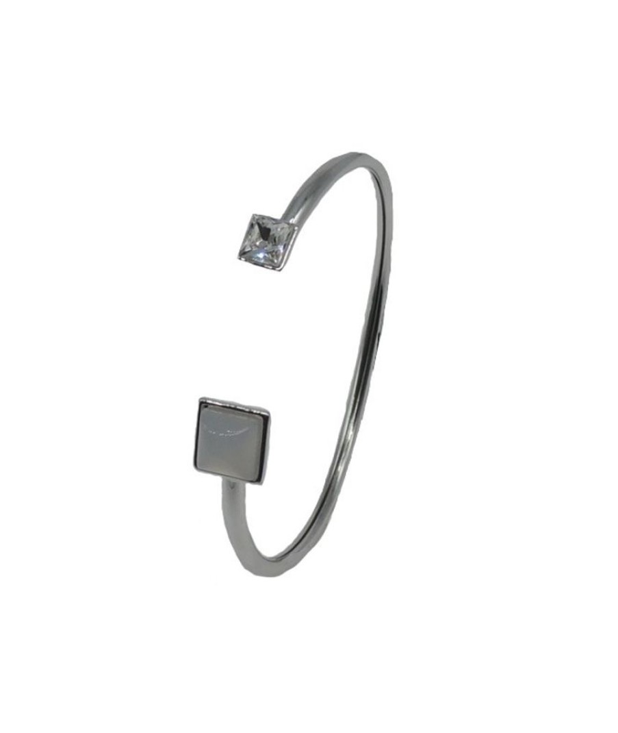 Mujer Ivoire | Pulsera Piozzo Plateado