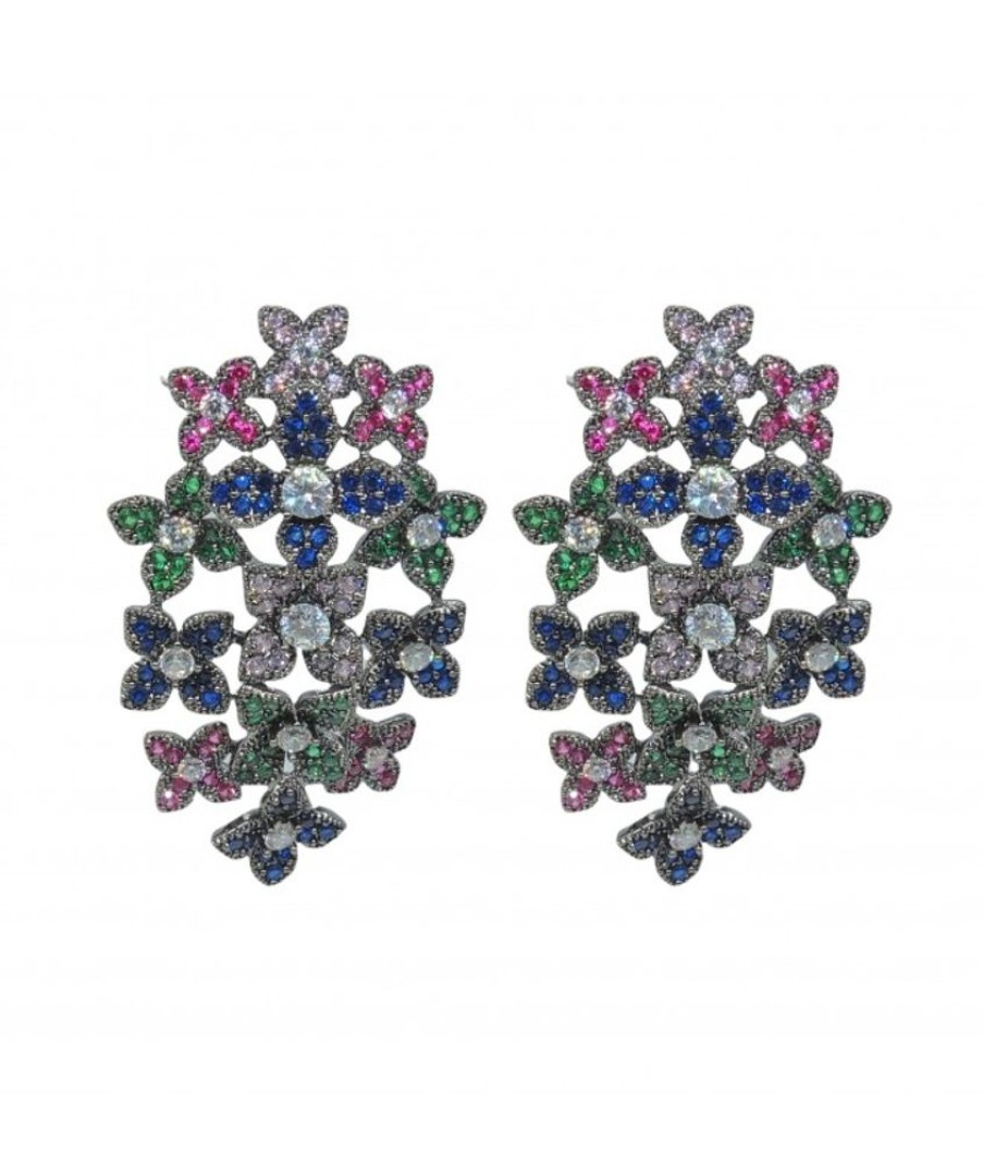 Mujer Ivoire | Pendientes Lari Multicolor